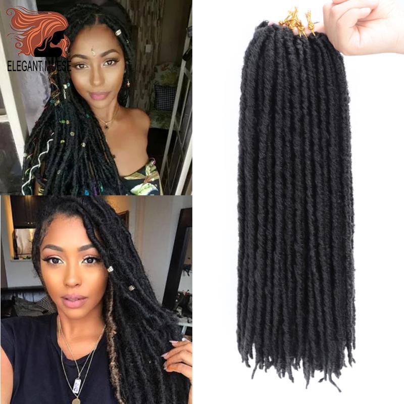 20 ġ Ʈ ũ  ߰ Ӹ  巹  Ÿ  긣 ÷ ռ ¥ Locs Braiding Hair Extensions